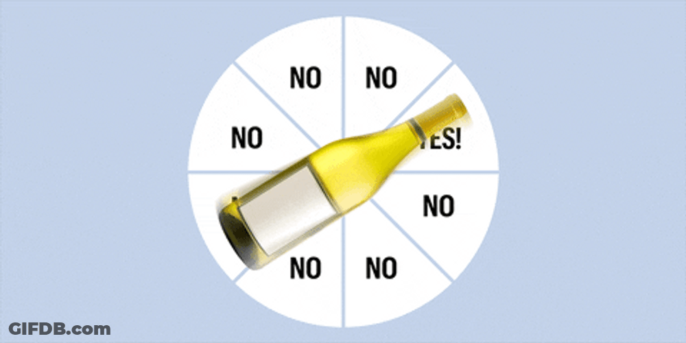 Yes Or No Spinning Bottle GIF