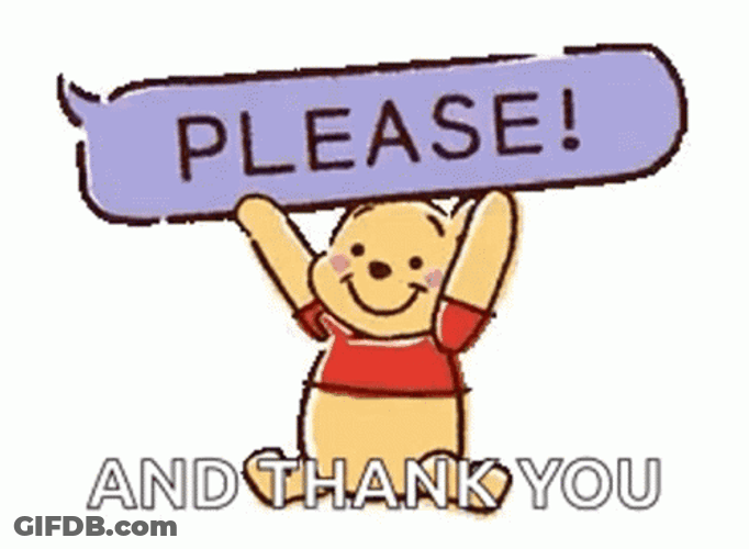 Yes Please And Thank You GIF