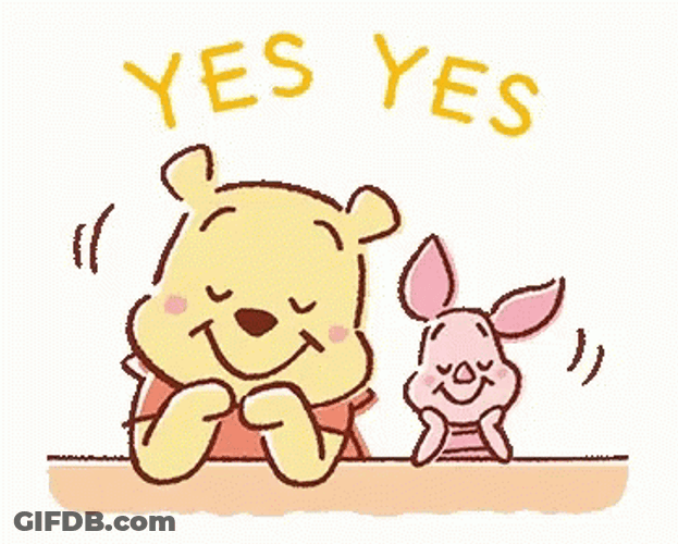 Yes Yes Winnie The Pooh And Piglet GIF