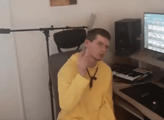 Yesitsmebby Soundcloud Rapper Studio Freestyle GIF