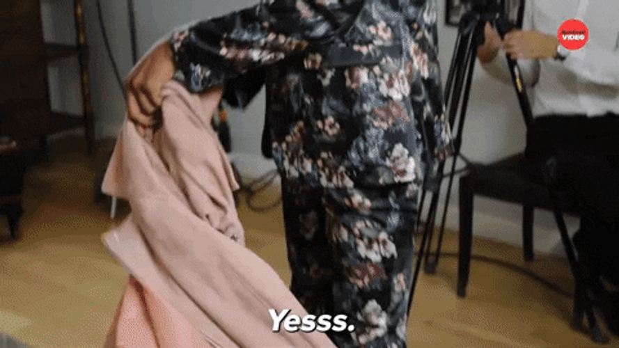 Yesss Saucy Queer Model Pose GIF