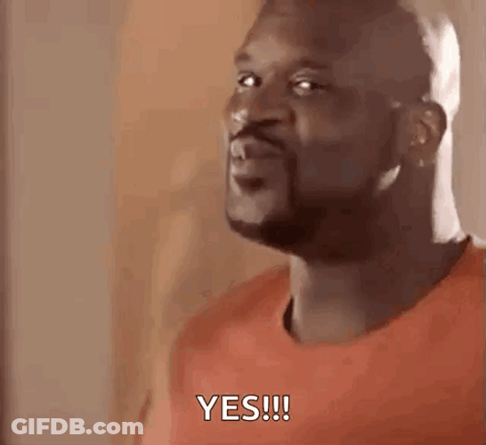 Yessss Shaquille ONeal Cute Dance GIF