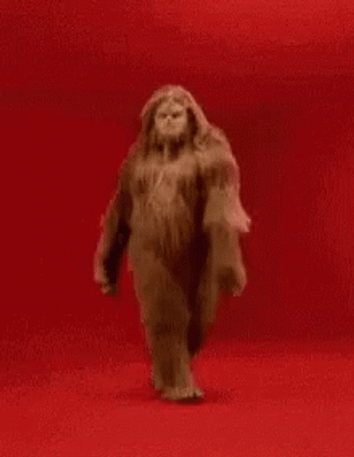 Yeti Model Walk GIF