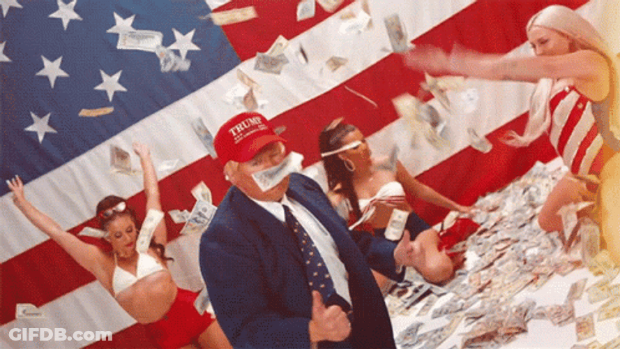 YG Raining Money GIF