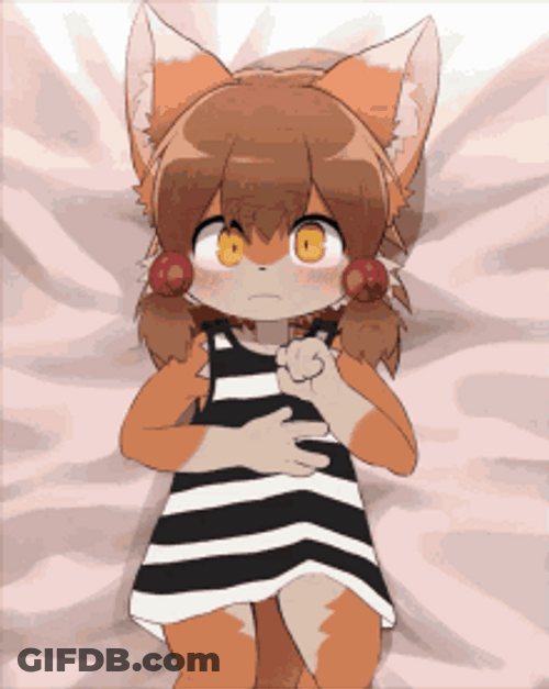 Yiff Furry Girl Cute Hand Gestures GIF