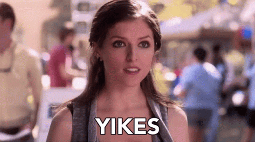 Yikes Beca Pitch Perfect GIF