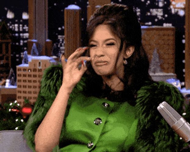 Yikes Cardi B Jimmy Fallon GIF