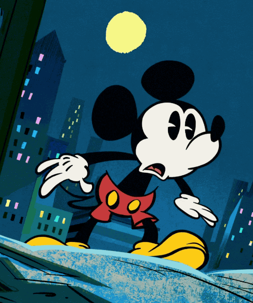 Yikes Disney Mickey Mouse GIF