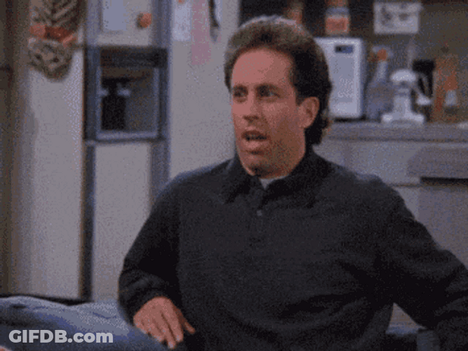Yikes Good Luck Seinfeld GIF