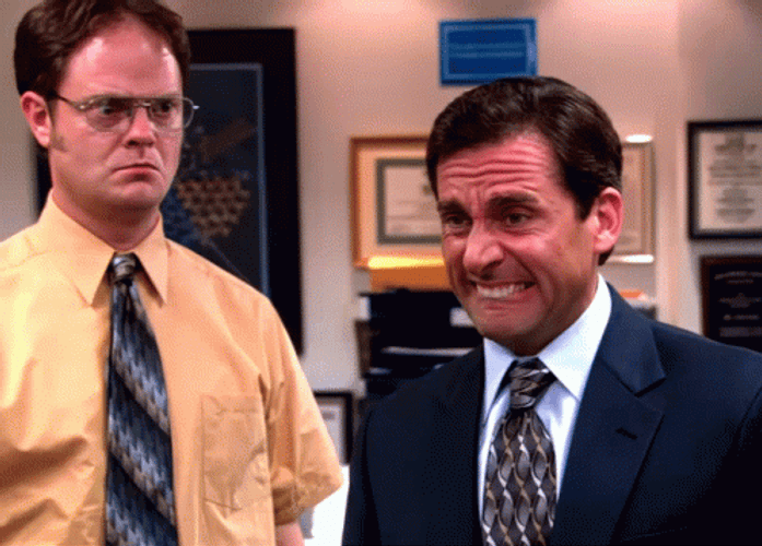 Yikes Michael The Office GIF