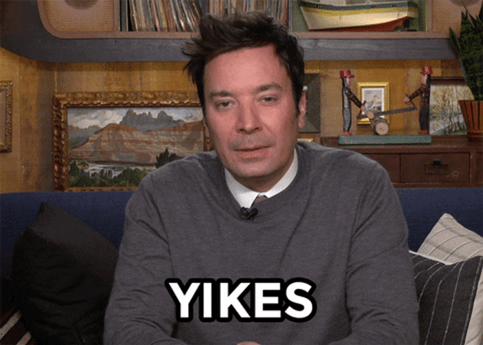 Yikes Oops Jimmy Fallon GIF