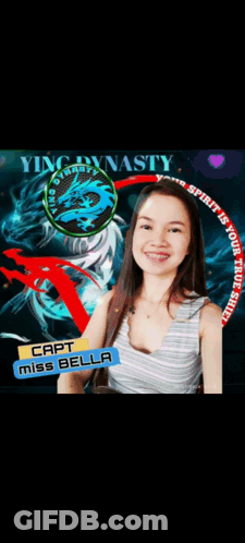 Ying Dynasty Poster With Girl And Hearts GIF
