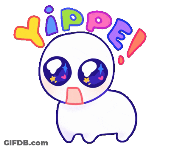Yipee Galaxy Eyes GIF