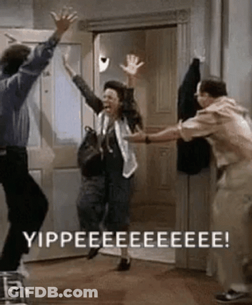 Yipee Three Friends GIF