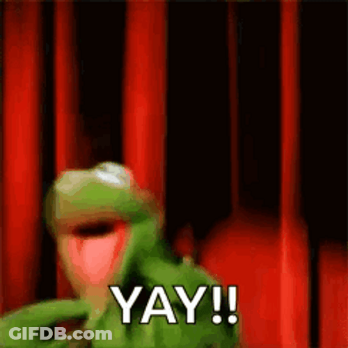 Yipee Yay Kermit The Frog GIF