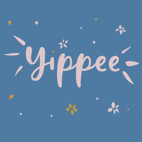 Yippee Cute Text GIF