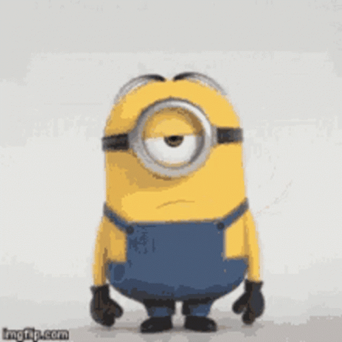 Yippee No Energy Minion GIF