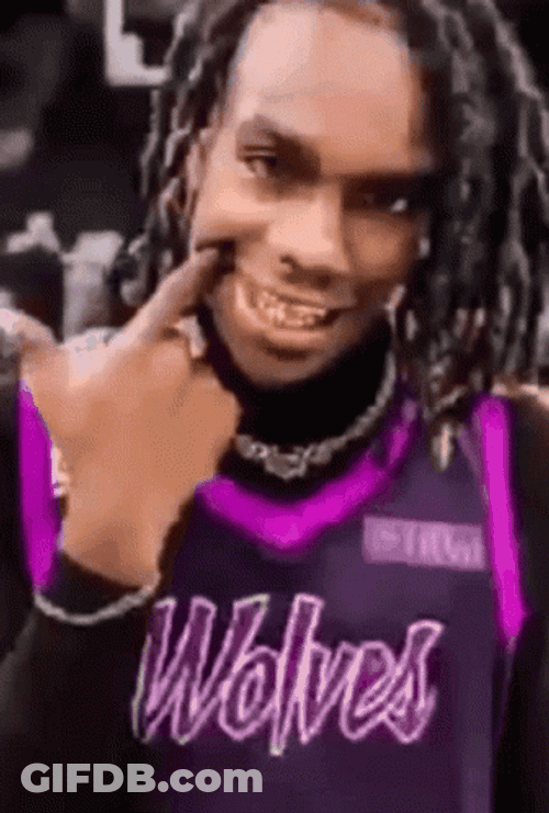 YNW Melly Golden Grills GIF