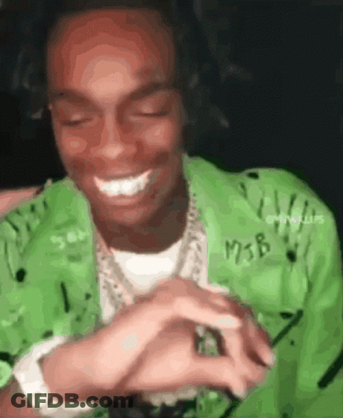 YNW Melly Happy Laughing GIF