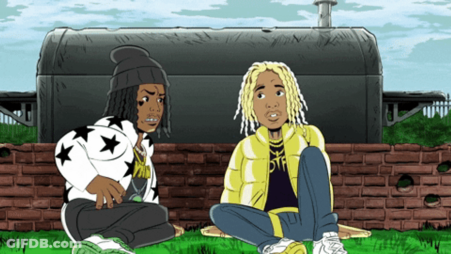 YNW Melly Lil Durk Cartoon GIF