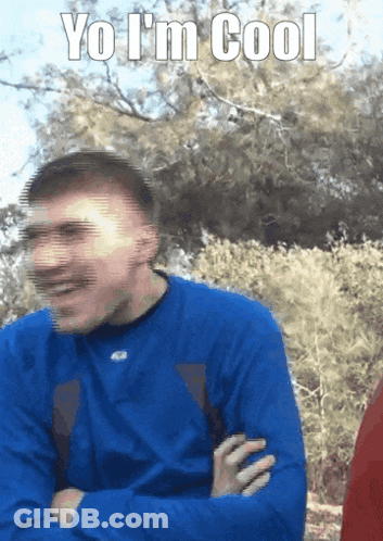 Yo I'm Cool Text GIF