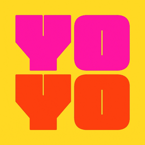 Yo Yo Text Animation GIF