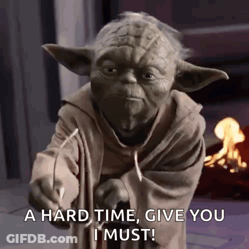 Yoda A Hard Time Give You I Must Star Wars Scene GIF