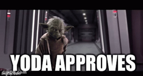 Yoda Approves GIF