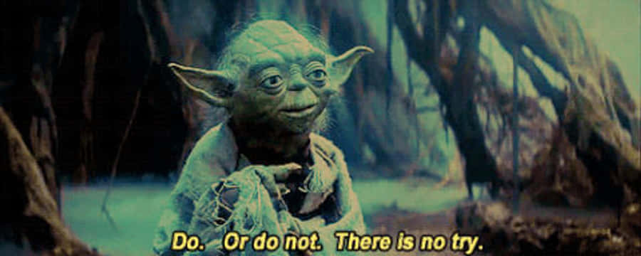 Yoda Famous Motto GIF