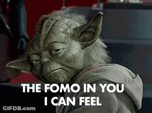 Yoda Feeling FOMO GIF