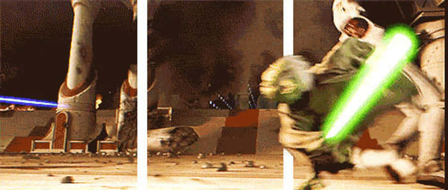 Yoda In War Laser GIF