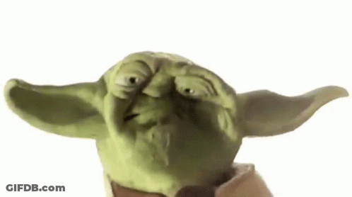 Yoda Making Funny Face GIF