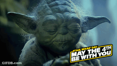 Yoda May The 4Th Be With You GIF