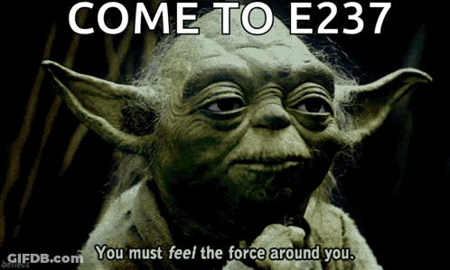Yoda Saying Come To E237 GIF