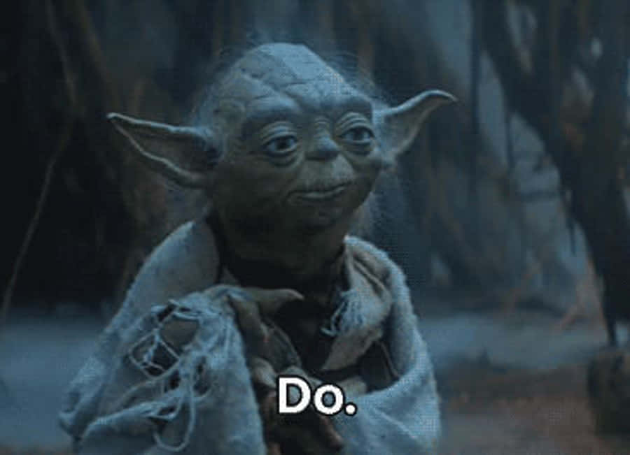 Yoda Saying Do GIF