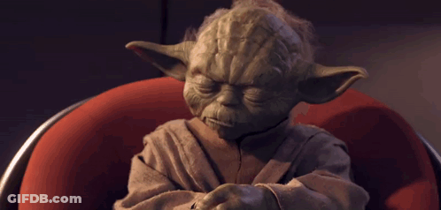 Yoda Saying I Sense Much Sarcasm In You GIF
