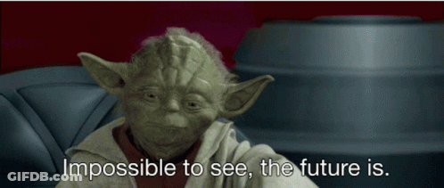 Yoda Saying Impossible To See The Future GIF