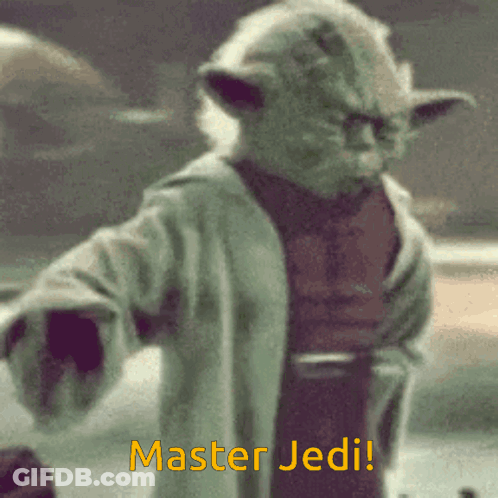 Yoda Saying Master Jedi GIF