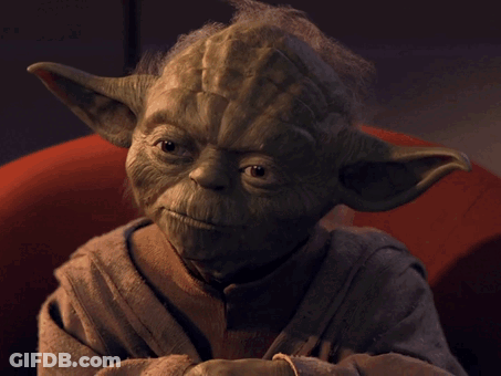 Yoda Says Brings Total Obliteration GIF