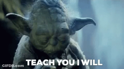 Yoda Smoking Cigarette Teach You I Will GIF