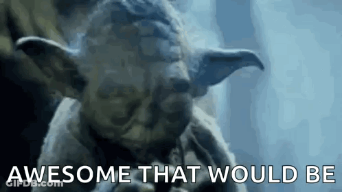 Yoda Statue Awesome That Would Be GIF