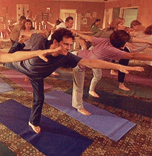 Yoga Fail Colin Firth GIF