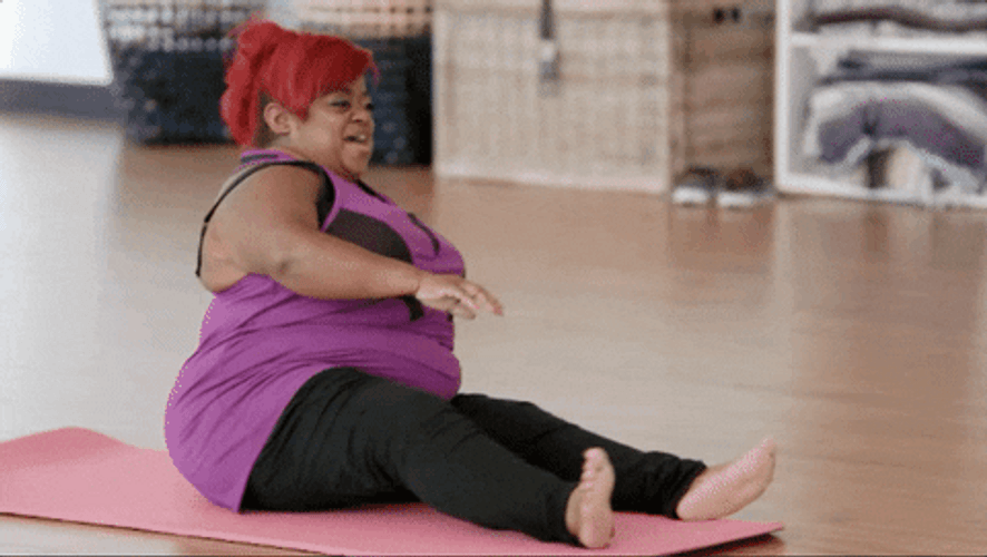 Yoga Happy Ms Juicy Baby GIF