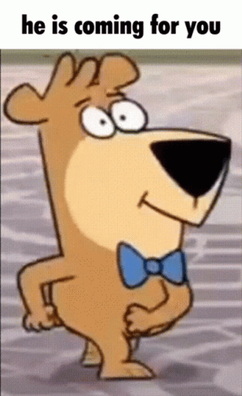 Yogi Bear He Is Coming For You GIF