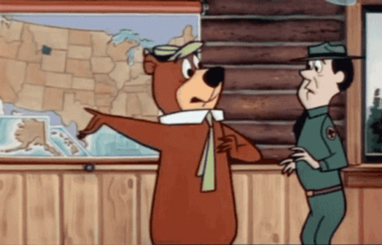 Yogi Bear Ranger Smith GIF
