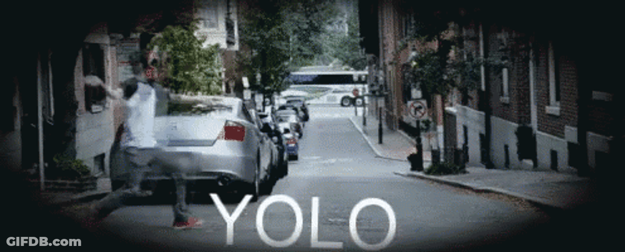 Yolo Man Running Loop GIF