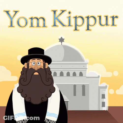 Yom Kippur Greetings Holiest Day Judaism Gut Yontif GIF