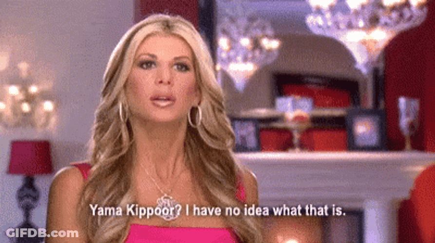 Yom Kippur Holiest Day Judaism No Idea GIF