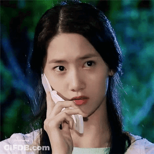 Yoona Talking On The Phone GIF