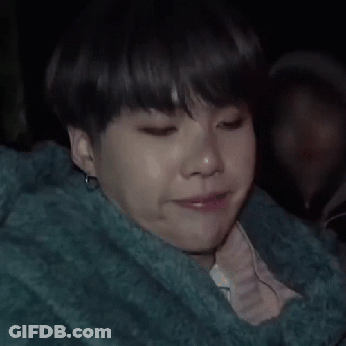 Yoongi Clueless Face GIF